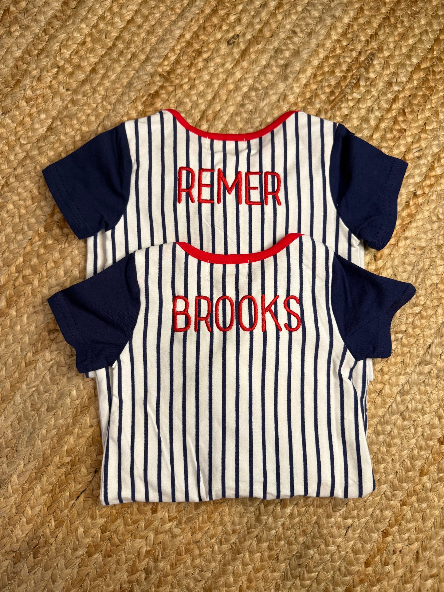 Baseball Stripes Romper