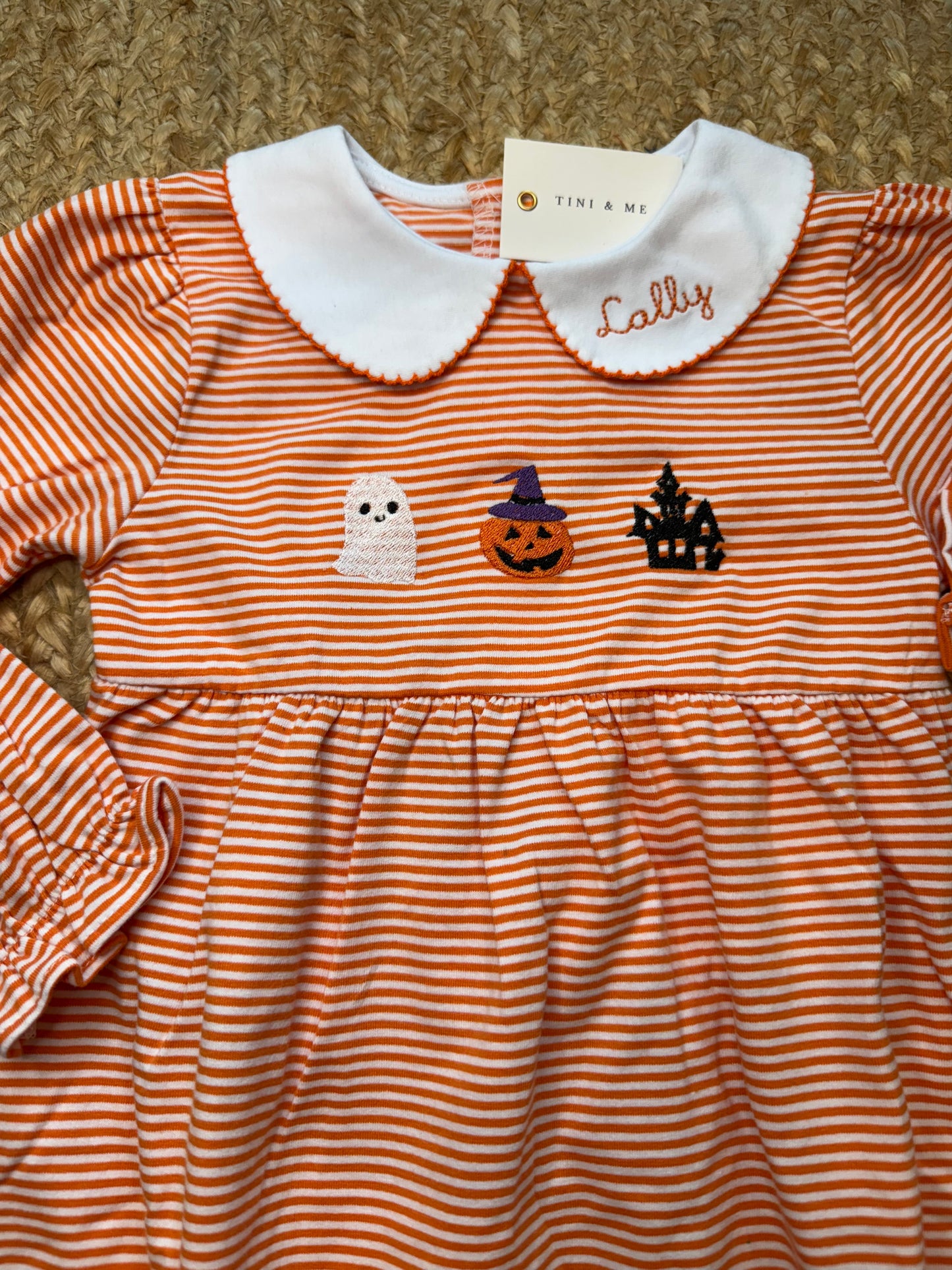 Striped Peter Pan Collar Dress