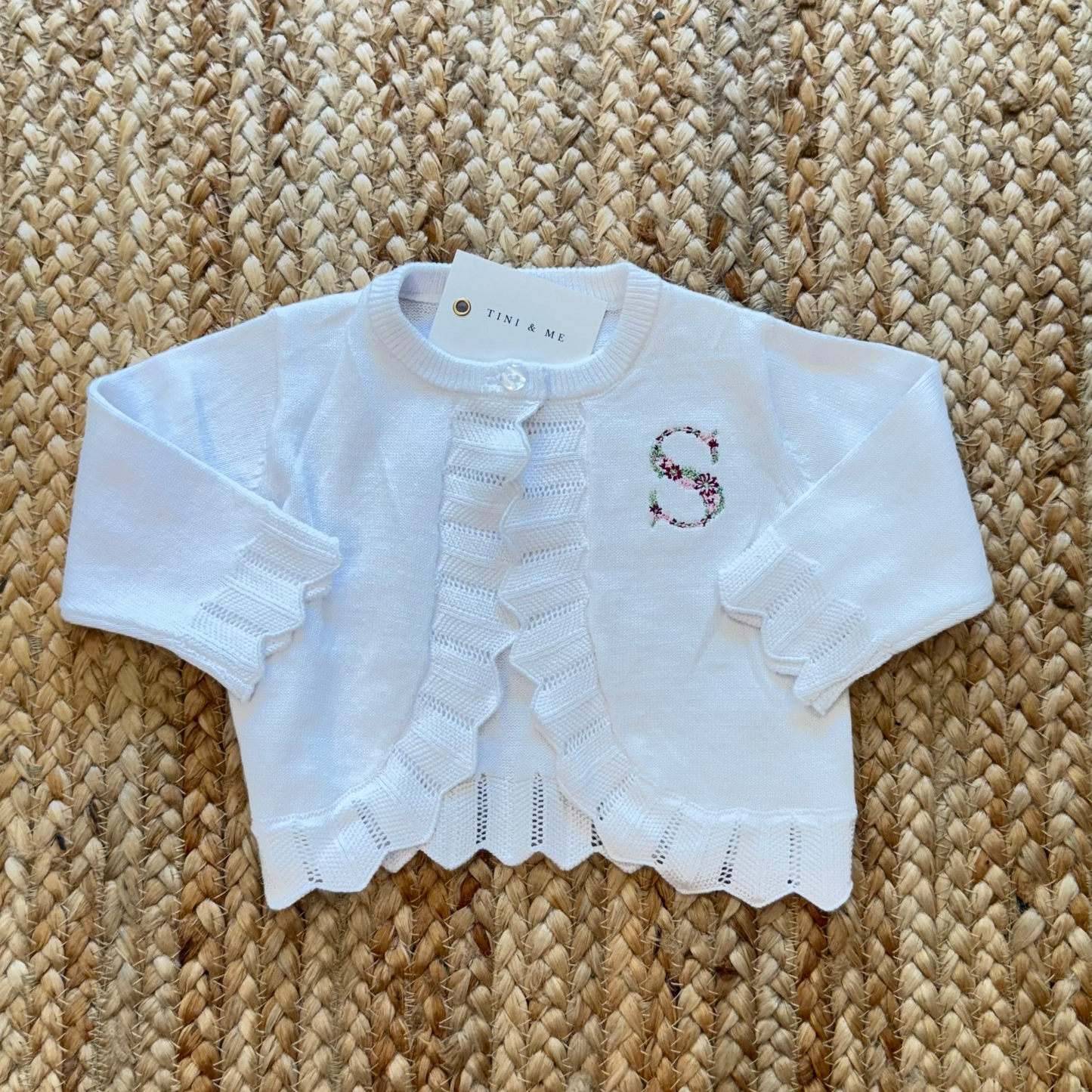 Pointelle Edge Cardigan