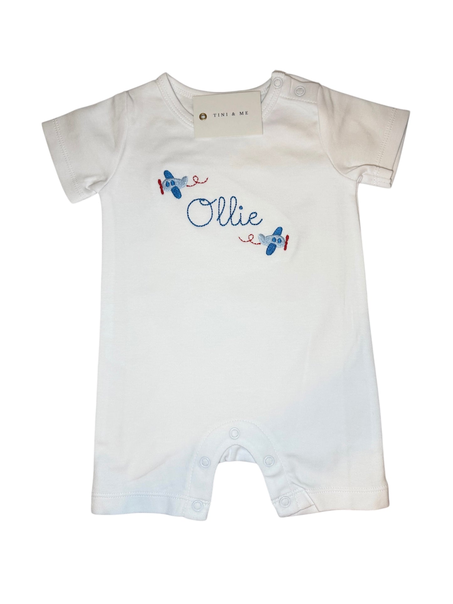Unisex Short Sleeve Romper