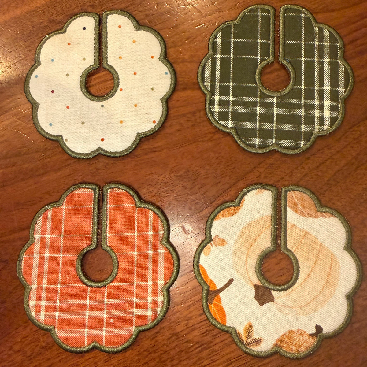 Seasonal Wine Stem Tags