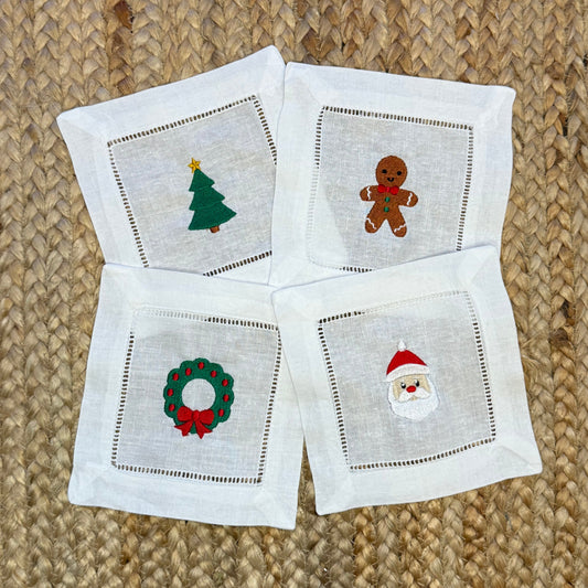 Christmas Cocktail Napkins