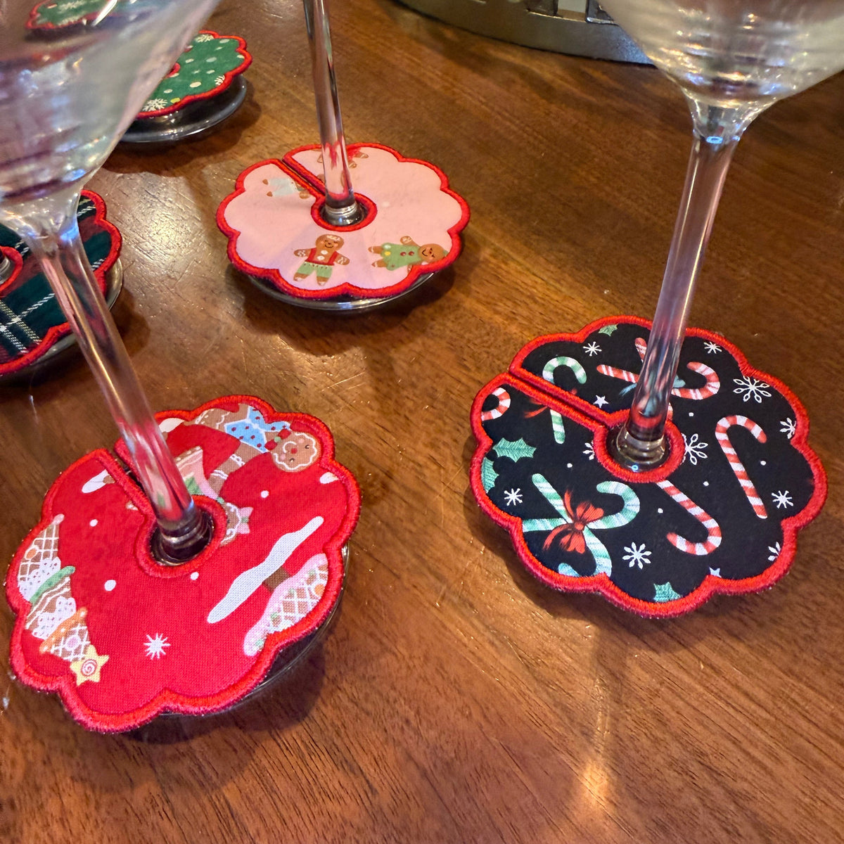 Seasonal Wine Stem Tags