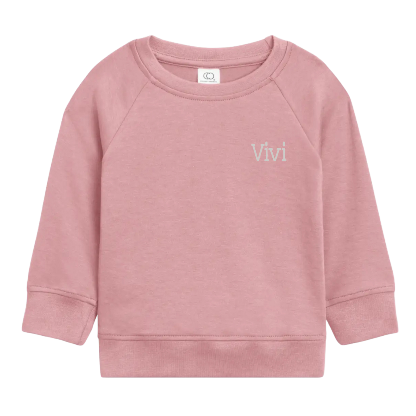 Colored Organics Kids Pullover - Rose