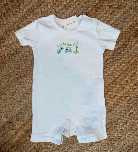Unisex Short Sleeve Romper