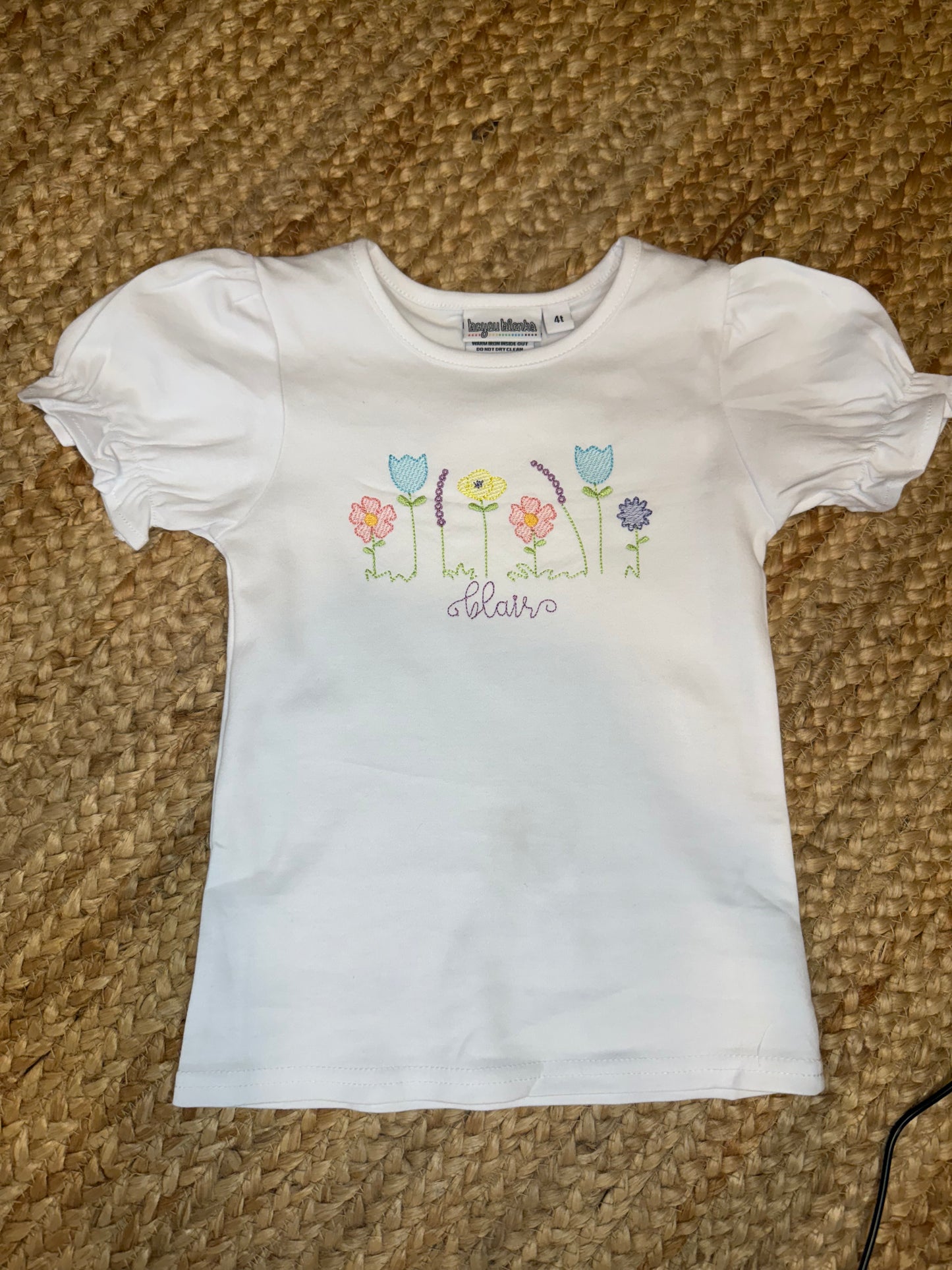 Girls White T-Shirt