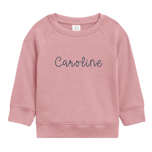 Colored Organics Kids Pullover - Rose