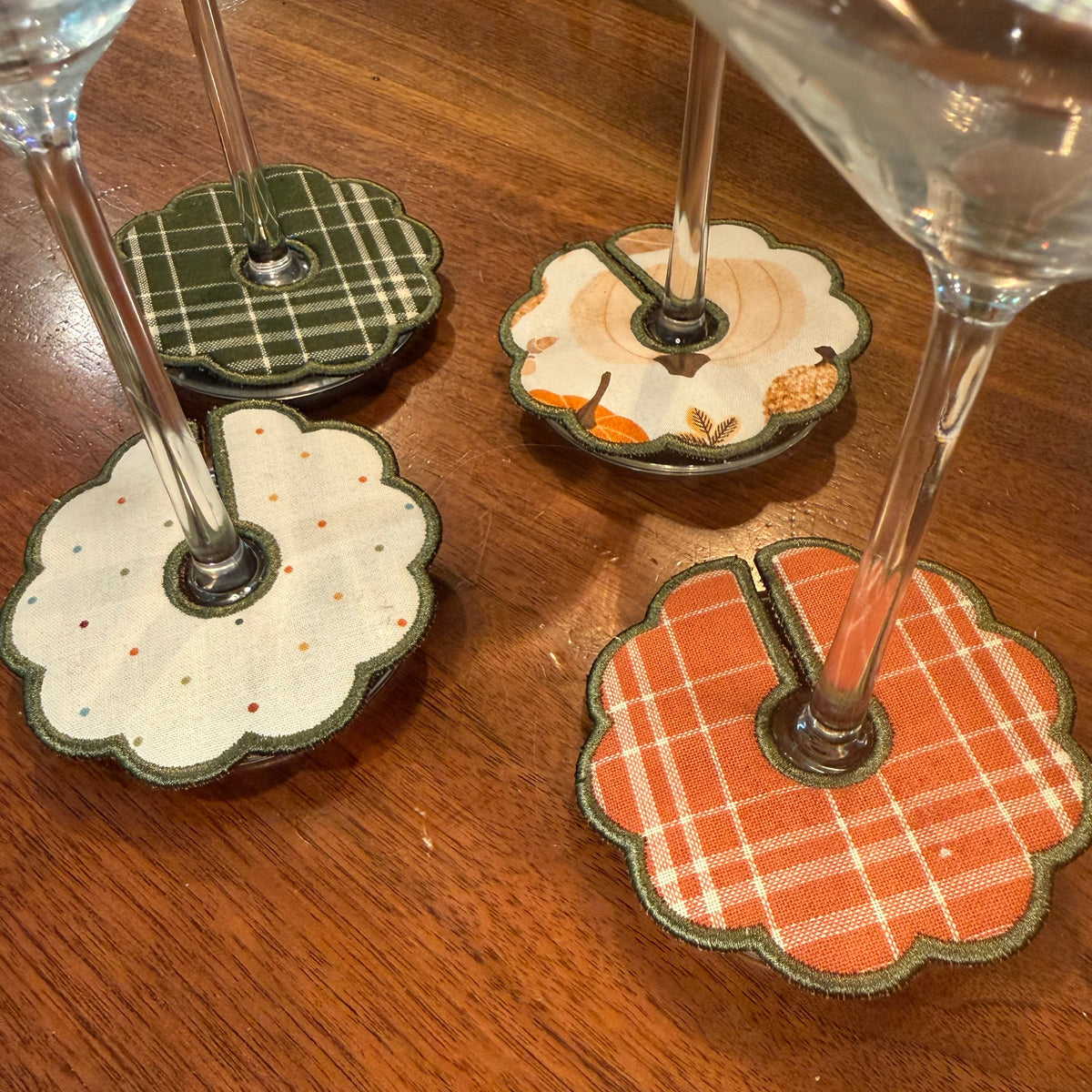 Seasonal Wine Stem Tags
