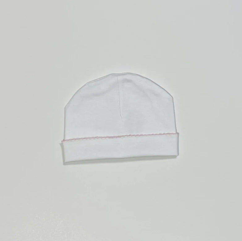 Gown & Hat Set w/ Picot Trim