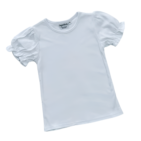 Girls White T-Shirt