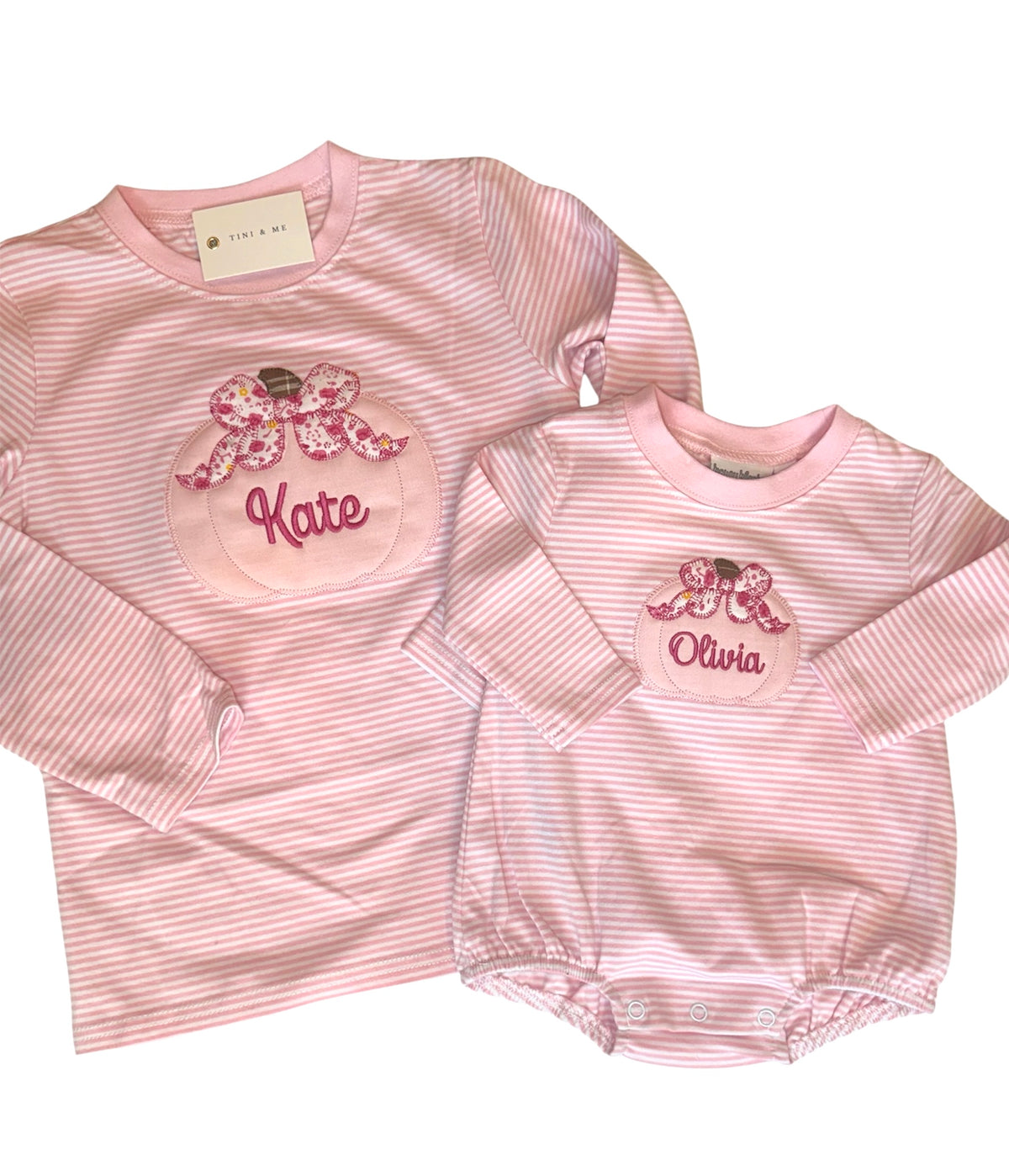 Pink Pumpkin Shirt / Bubble