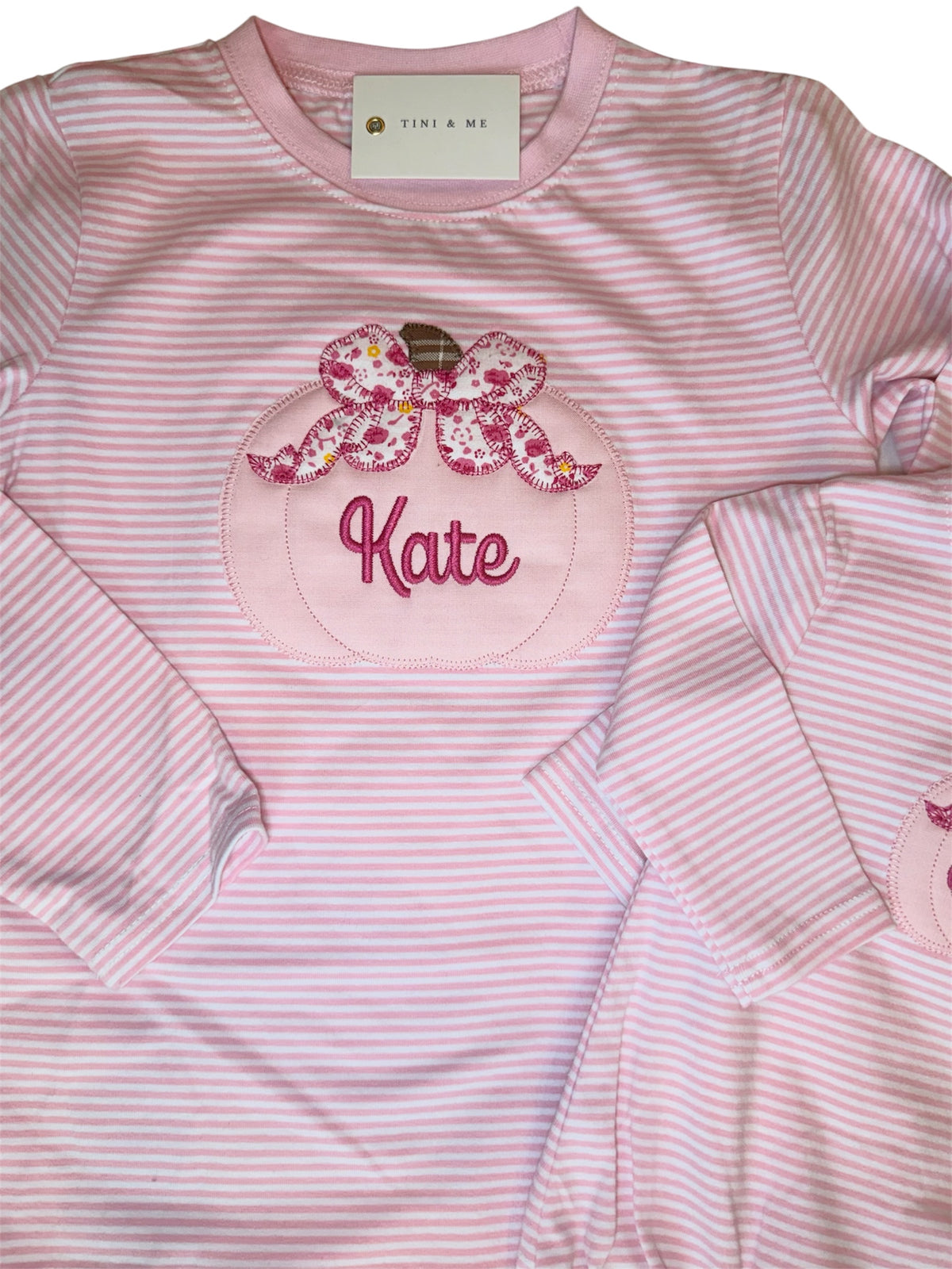 Pink Pumpkin Shirt / Bubble