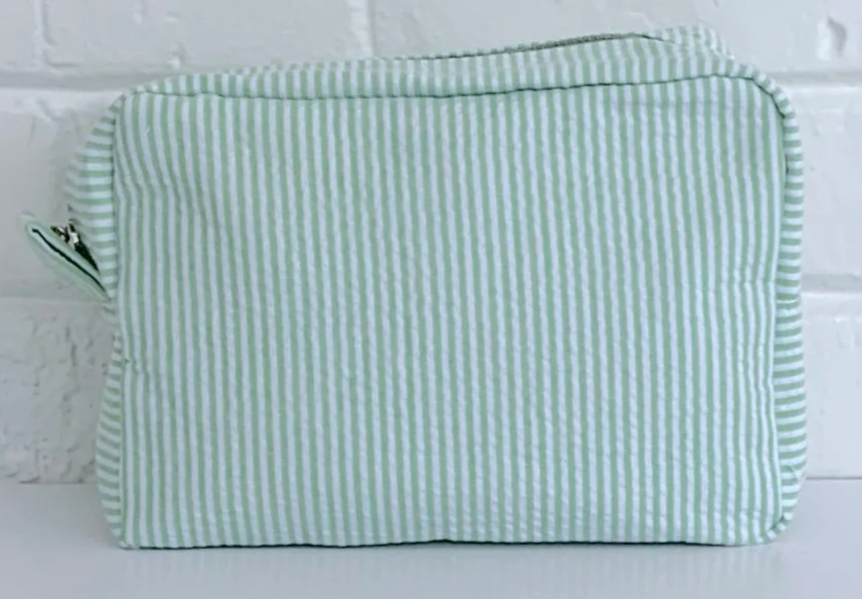 Seer Sucker Toiletry Bag