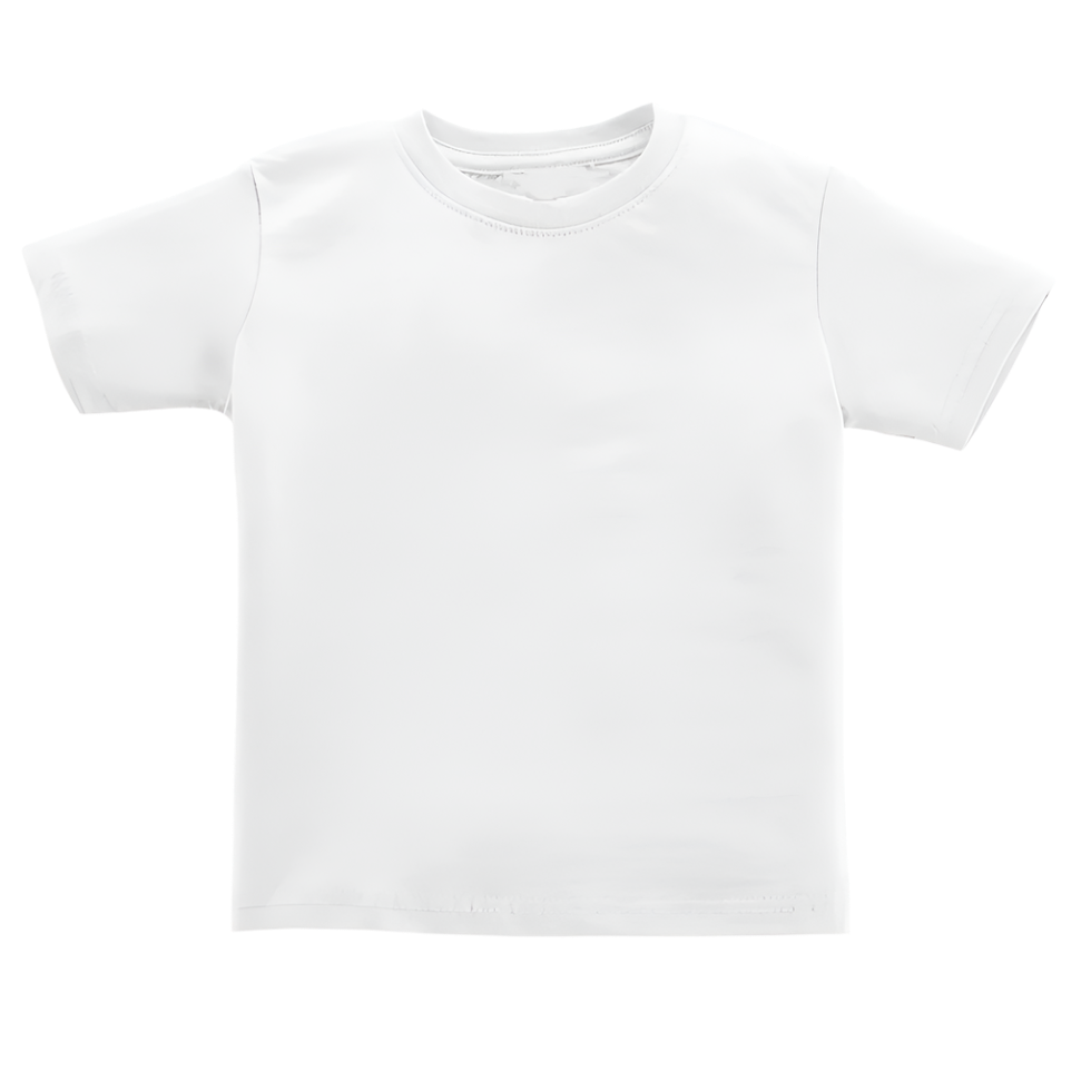 Kid's Plain White T-Shirt