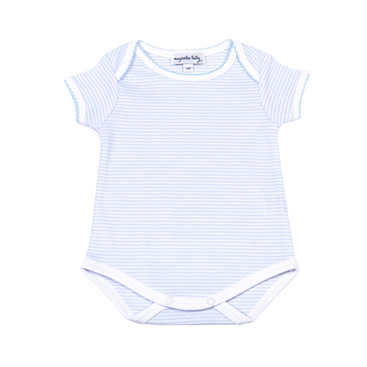Mini Stripes Bodysuit - Blue