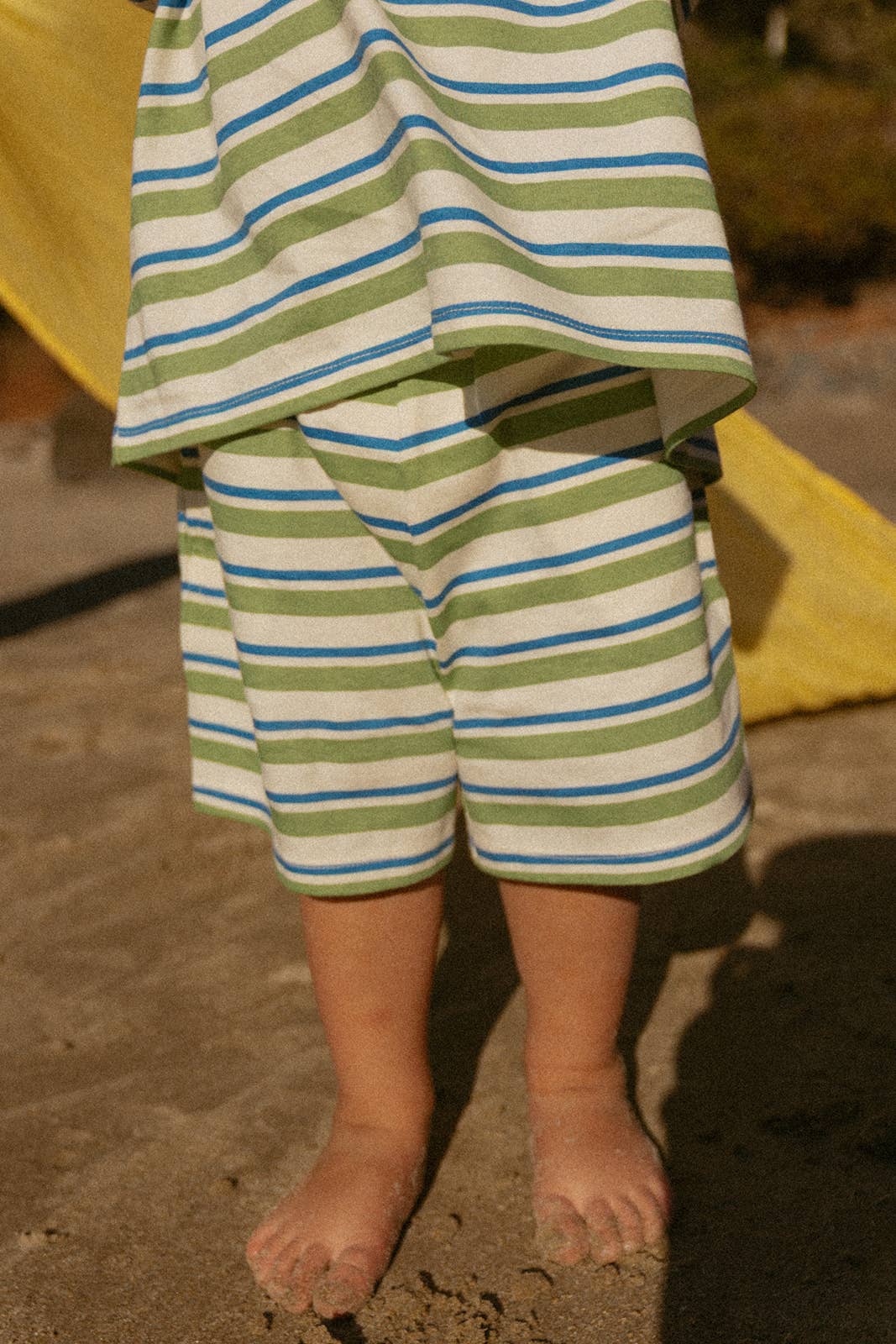 Toby Set in Blue Green Stripe