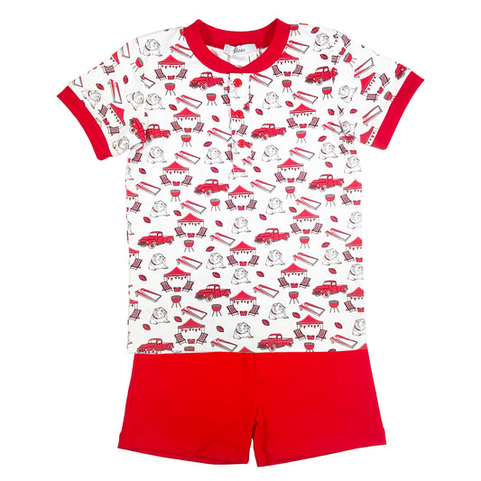 Bulldogs Boy Matching Set