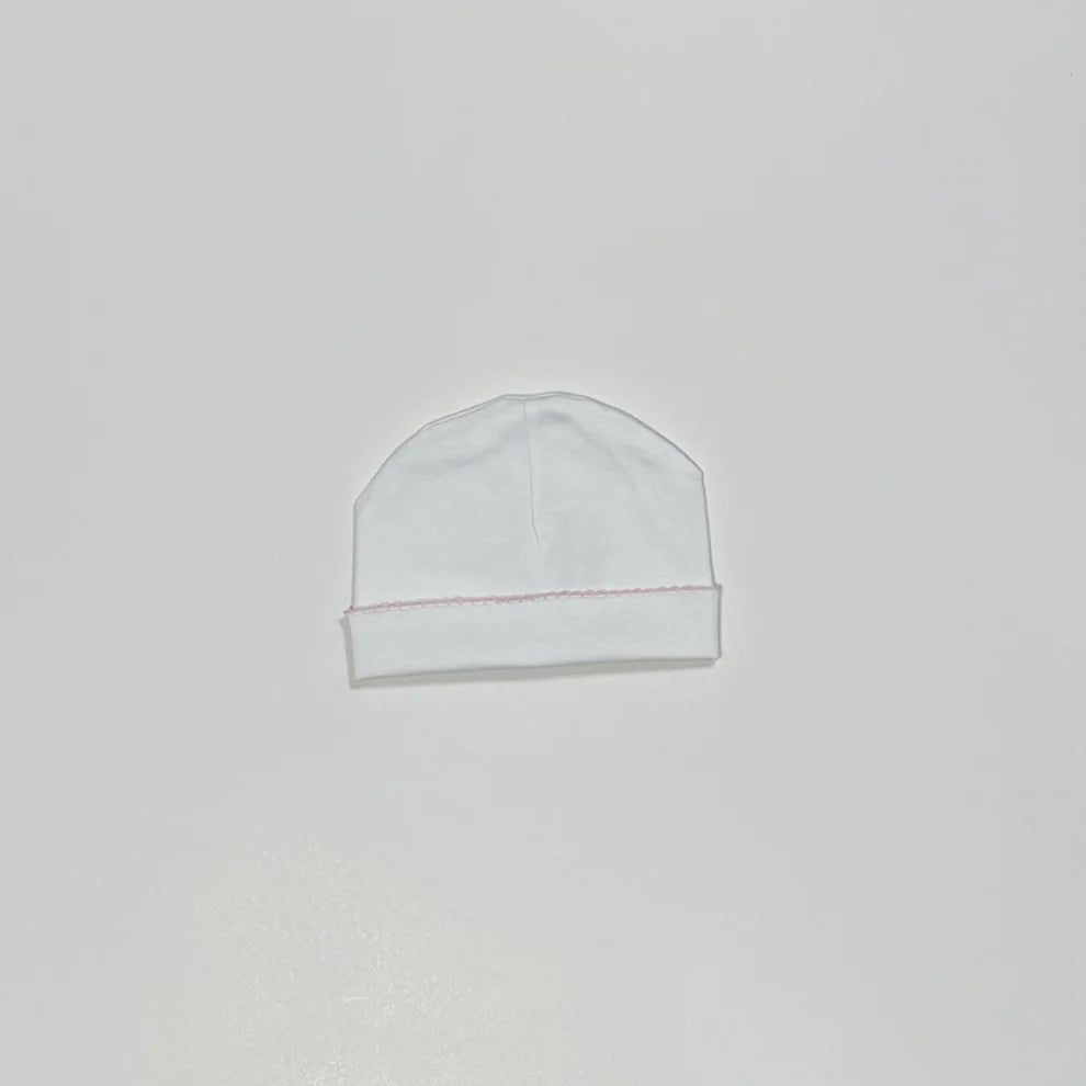 Footie & Hat Set w/ Picot Trim