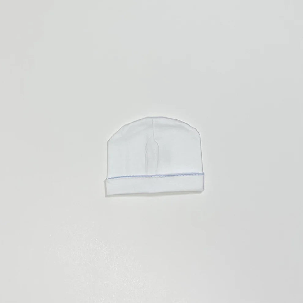 Footie & Hat Set w/ Picot Trim